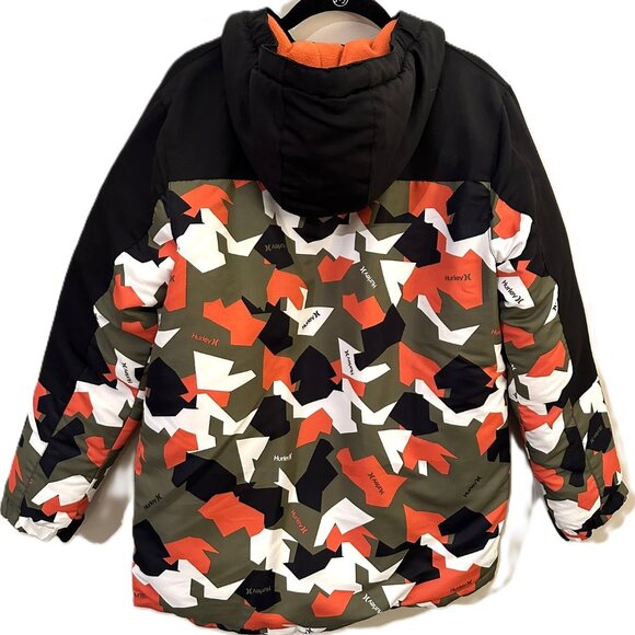 HURLEY Snow / Snowboarding Jacket Boys Youth size Large size 14/16 Camo block. - Picture 3 of 10